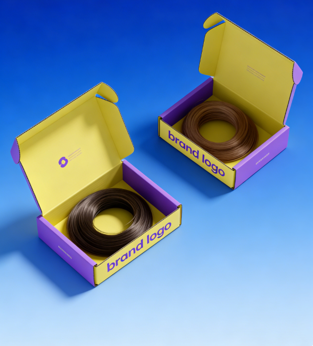 High-quality Degradable Folding Corrugated Cartons for Mail Delivery & Gift Packaging Custom Logo Printing Factory Wholesale