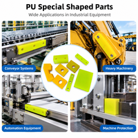 Pièces de machines textiles en polyuréthane sur mesure, composants de rouleaux en PU, élastomère moulé résistant à l'usure, usine de fabrication