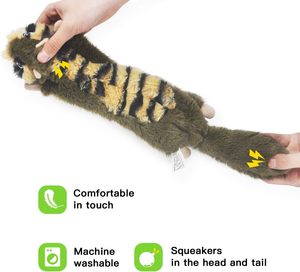 Juguete <span class=keywords><strong>de</strong></span> Peluche para Perros, con Certificación CE, Tejido Resistente, Sin Relleno, con Sonido, Ecológico, para <span class=keywords><strong>Cachorros</strong></span> Pequeños y Medianos - Product Image 2