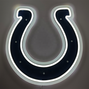 Águila NFL deportes personalizados 3D grandes cadenas de neón ventilador collar precio barato oro personalizado deportes colgantes coche decoración deportes Bling - Product Image 4