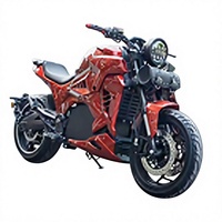 Moto électrique 72V 3000W QJ3000D-10, scooter longue portée pour adultes, batterie 100Ah, 80-150 km d'autonomie, frein à disque, suspension hydraulique