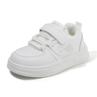 Nouvelles Chaussures Scolaires Blanches pour Enfants Style Printemps/Automne, Chaussures Décontractées à Plateforme pour Garçons, Baskets Souples pour Bébés et Enfants en Gros