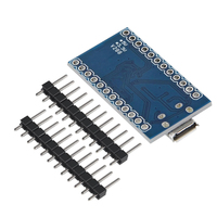 Microcontrolador Pro Micro Atmega32U4 de 16MHz y 5V con Bootloader, Placa de Desarrollo IDE Micro USB Compatible con Arduino