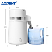 Meilleur prix, distillateur d'eau pure pour usage domestique dentaire 4L, machine de distillation