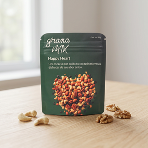 Sachet Doypack Personnalisé Imprimé en Gros, Refermable avec Fermeture Éclair, Qualité Alimentaire, en Mylar, pour Noix et Snacks, Faible MOQ - Product Image 3