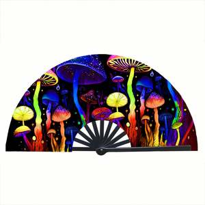 Abanico Plegable Personalizado con Logotipo Impreso, Abanico de Mano para Bailar, Abanico de 13 Pulgadas para Graduación - Product Image 5