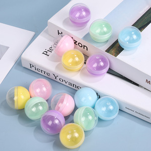 Meilleure vente en gros populaire en plastique surprise 28mm transparent et macaron couleur vide capsule coquille jouet pour distributeur automatique - Product Image 2