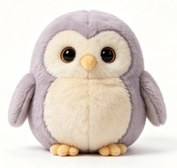 Usine de fabrication de jouets en peluche personnalisés OEM ODM |   Peluche hibou douce et rembourrée, personnalisable avec logo, pour cadeau enfant