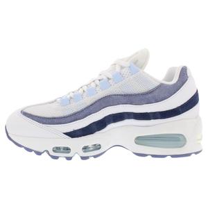 Chaussures Nike Air Max 95 pour femmes, baskets épaisses blanches et bleu célestine - Product Image 3