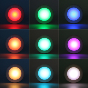 <span class=keywords><strong>LED</strong></span> armoire batterie RGB couleur rondelle lumières Dimmable <span class=keywords><strong>sous</strong></span> étagère <span class=keywords><strong>cuisine</strong></span> comptoir éclairage télécommande veilleuse - Product Image 6