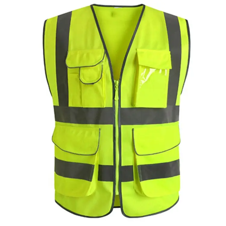 Hi Vis Quần Áo Xây Dựng Trang Phục Vest Phản Quang Vest