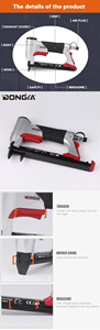 21 ga. 8016 Bọc Sofa Không Khí Nail Gun <span class=keywords><strong>Stapler</strong></span> Khí Nén <span class=keywords><strong>Stapler</strong></span> Cho Đồ Nội Thất Làm Và Trang Trí OEM Tùy Chỉnh Hỗ Trợ - Product Image 2