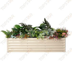 Hiện đại vuông lớn lên vườn giường Kit thép mạ kẽm lớn trong nhà/ngoài trời trồng chậu hoa Tuyên Truyền Vườn Ươm sân sau phòng - Product Image 6