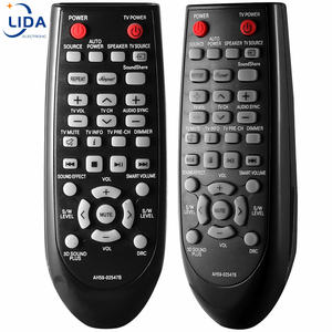 Télécommande <span class=keywords><strong>de</strong></span> remplacement pour <span class=keywords><strong>barre</strong></span> <span class=keywords><strong>de</strong></span> <span class=keywords><strong>son</strong></span> AH59-02547B compatible avec les barres <span class=keywords><strong>de</strong></span> <span class=keywords><strong>son</strong></span> <span class=keywords><strong>Samsung</strong></span> AH68-02644D-00 HW-F450 HW-F450ZA HW-FM45 HW-FM45C - Product Image 1