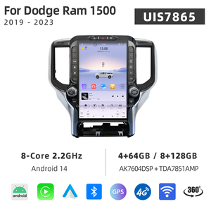 Autoradio Android 13'' 8Core <span class=keywords><strong>con</strong></span> Carplay, Telecamera 360°, GPS, TV, DSP, <span class=keywords><strong>Lettore</strong></span> <span class=keywords><strong>DVD</strong></span> per Dodge Ram 1500 2019 - 2023 - Product Image 3