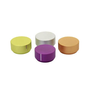 ลูกบิดอะลูมิเนียมแบบมีลายกันลื่นขนาด 20x15.5 มม. ผลิตด้วยเครื่อง CNC ตามสั่ง - รูแบบกำหนดเองสำหรับการควบคุมอุปกรณ์ - Product Image 5