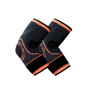 Almohadillas transpirables antideslizantes para el codo de la mano izquierda, paquete de 2, 100% algodón, protección deportiva para fitness - Product Image 1