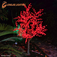 1944 LEDs H:2M Großhandel Professionelle Maßgefertigte Weihnachtsbeleuchtung Outdoor Künstlicher LED-Kirschblütenbaum-Lichterkette