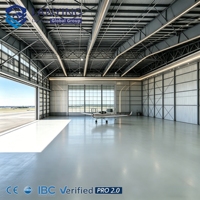 Hangar Prefabricado de Acero Resistente con Diseño de Gran Vano para Almacenamiento Industrial y Mantenimiento