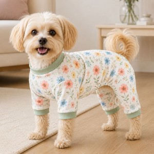 Pijamas de Perro Personalizados al por Mayor con Diseño de Fresa Arcoíris, Mono Suave para Mascotas, <span class=keywords><strong>Ropa</strong></span> para Perros, Onesie para Cachorros, <span class=keywords><strong>Ropa</strong></span> para Perros Pequeños, Medianos y Grandes - Product Image 4