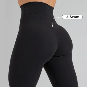 OEM 2024 New Gymwear Soft High Waisted Yoga Leggings Womens Fitness Workout Butt Lifting Gym Yoga Leggings For Women