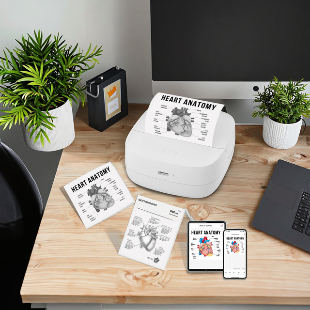 AiYin Portable Mini Wireless Digital B23 Thermal Printer Blue Tooth Pocket Photo Label Printer
