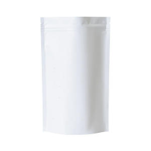 Bolsa de pie de plástico PE de grado alimenticio personalizada, cremallera esmerilada, sellado térmico resellable, embalaje de embalaje troquelado para la industria - Product Image 3