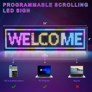 Pantalla LED P10 para exteriores, impermeable, controlable por aplicación, con texto desplazable estático, programable por WiFi, personalizable. - Product Image 3
