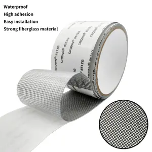 Window Door Mosquito Netting Patch Repair Broken Hole Fiberglass Mesh Screen Repair Tape