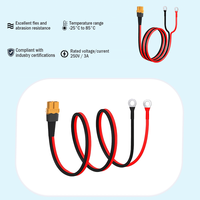 Câble terminal XT60 avec joint torique 10AWG, connecteur mâle/femelle XT60H, faisceau de câbles d'alimentation pour batterie, connecteur haute intensité