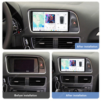 Autoradio Mekede avec écran tactile complet Nouveau système Dudu 7 pour AUDI Q5 Support DSP BT WIFI Car-play Wifi GPS