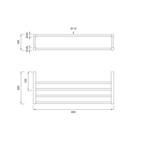 Ceaadesign moderno stile angolo montato stelo mensola con portasciugamani nichel e alluminio finitura per la casa e la cucina - Product Image 2