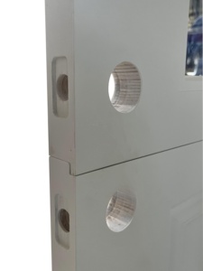 4 Lite Clear Glass Prehung Left-Hand Inswing Dutch <strong>Back</strong> Composite <strong>Door</strong> - Product Image 3