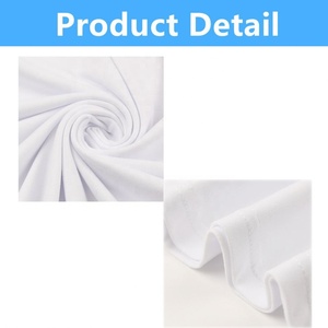 Chemises pour Sublimation Impression Logo Personnalisé US Entrepôt Unisexe T-shirts Coton Sensation Blanc 100 Polyester Chemises Sublimation - Product Image 6