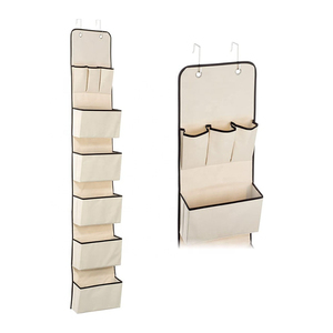 Organisateur mural suspendu pour porte avec 8 poches - Crochets métalliques - Organisateur suspendu non tissé pour le bureau - Product Image 1