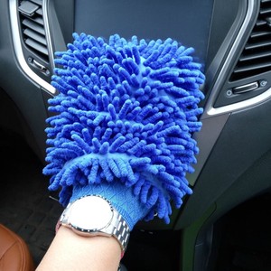 Gants de lavage de voiture, gants de nettoyage double face en corail Schneier, gants de nettoyage <span class=keywords><strong>pour</strong></span> voitures et ménages - Product Image 4