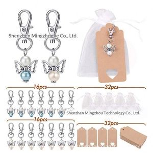 Ornement créatif en forme d'ailes d'ange gardien avec boucle pour la décoration de lieux événementiels : mariages, anniversaires, Noël, baptêmes, communions, remerciements - Product Image 2