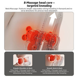 Direktverkauf ab Werk: Flexibles Heizkissen für den Rücken, Wärmende und Knetende <span class=keywords><strong>Massage</strong></span> für Körper, Nacken, Hüfte und Beine - Product Image 3