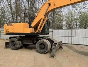 Excavadora usada de gran potencia a precio barato, excavadora de ruedas Hyundai 100% original Hyundai, en stock - Product Image 3