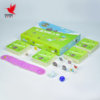 Jeu de cartes éducatives interactives personnalisées, finition mate, jeu de société pour enfants, jeu de cartes de réflexion pour l'apprentissage de la lecture