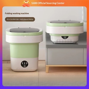 Lavadora Plegable Totalmente Automática para Dormitorio y Hogar, Diseño Plegable Impermeable para Guardar Calcetines, Ropa Interior de Bebé y Bragas - Product Image 4