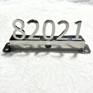 Tùy Chỉnh Kim Loại Thư Dấu Hiệu <span class=keywords><strong>LED</strong></span> Laser Cắt Thép Không Gỉ Ngoài Trời Không Thấm Nước Địa Chỉ Cửa Căn Hộ Phòng Khách Sạn Nhà Số Dấu Hiệu - Product Image 4