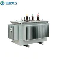 Transformateur de puissance immergé dans l'huile 100 kVA triphasé haute tension, transformateur élévateur de tension 220 V vers 110 V