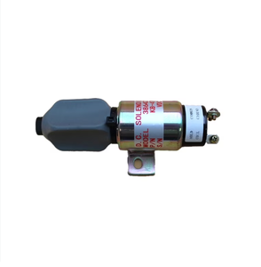 โซลินอยด์วาล์วหยุดเครื่องยนต์ 24V สำหรับรถขุดรุ่น E70B E200B E320 เครื่องยนต์ S6K 6D31 6D14 หมายเลขอะไหล่ 386-4274 - Product Image 1