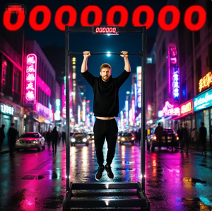 Sfida di strada di alta qualità 100 secondi stallo mano afferrare barra orizzontale di vendita calda notte mercato <span class=keywords><strong>giochi</strong></span> centri commerciali scuole - Product Image 2