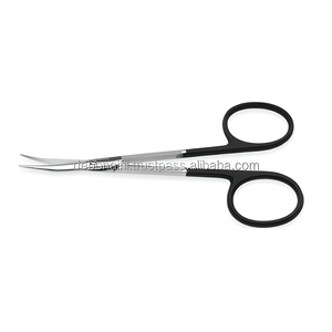 <strong>SuperCut</strong> Curved Surgical Scissors Razor Sharp &amp; Micro Serrated Stainless Steel Black Handle Wholesale Supplier - Product Image 3