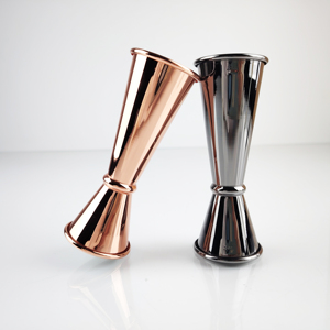 Jigger de Acero Inoxidable para Whisky, 1oz/2oz, Plateado, Oro Rosa, Negro, Medidor de Bebidas, Venta al por Mayor - Product Image 1