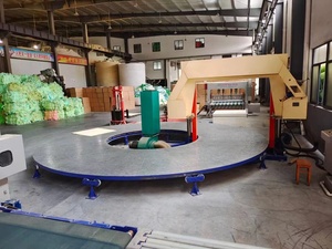 آلة تقطيع أفقية أوتوماتيكية جديدة مع نظام شفط فراغي لتقطيع الإسفنج بشكل دائري - Product Image 3