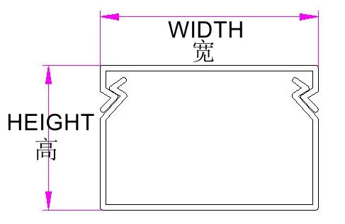 Manufacturer Factory Hot Sale Aluminum Cable Trunking Wiring Ducts