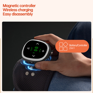 Masseur électrique chauffant pour les genoux rechargeable personnalisé SHOmfrs, thérapie pour les jambes froides, attelle avec massage chauffant électrique - Product Image 4